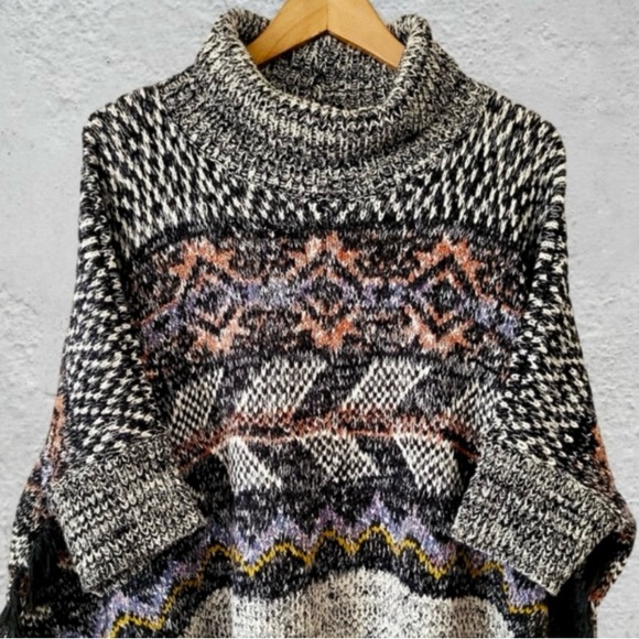 Anthropologie Pilcro Magda Knit Poncho M/L - Picture 11 of 15
